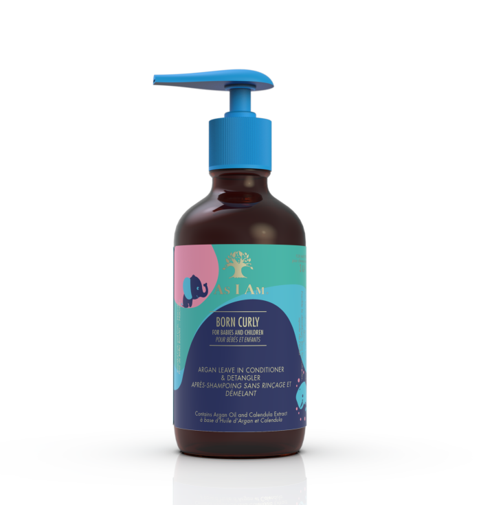 As I Am Born Curly Argan Leave In Conditioner & Detangler 240ml As I Am