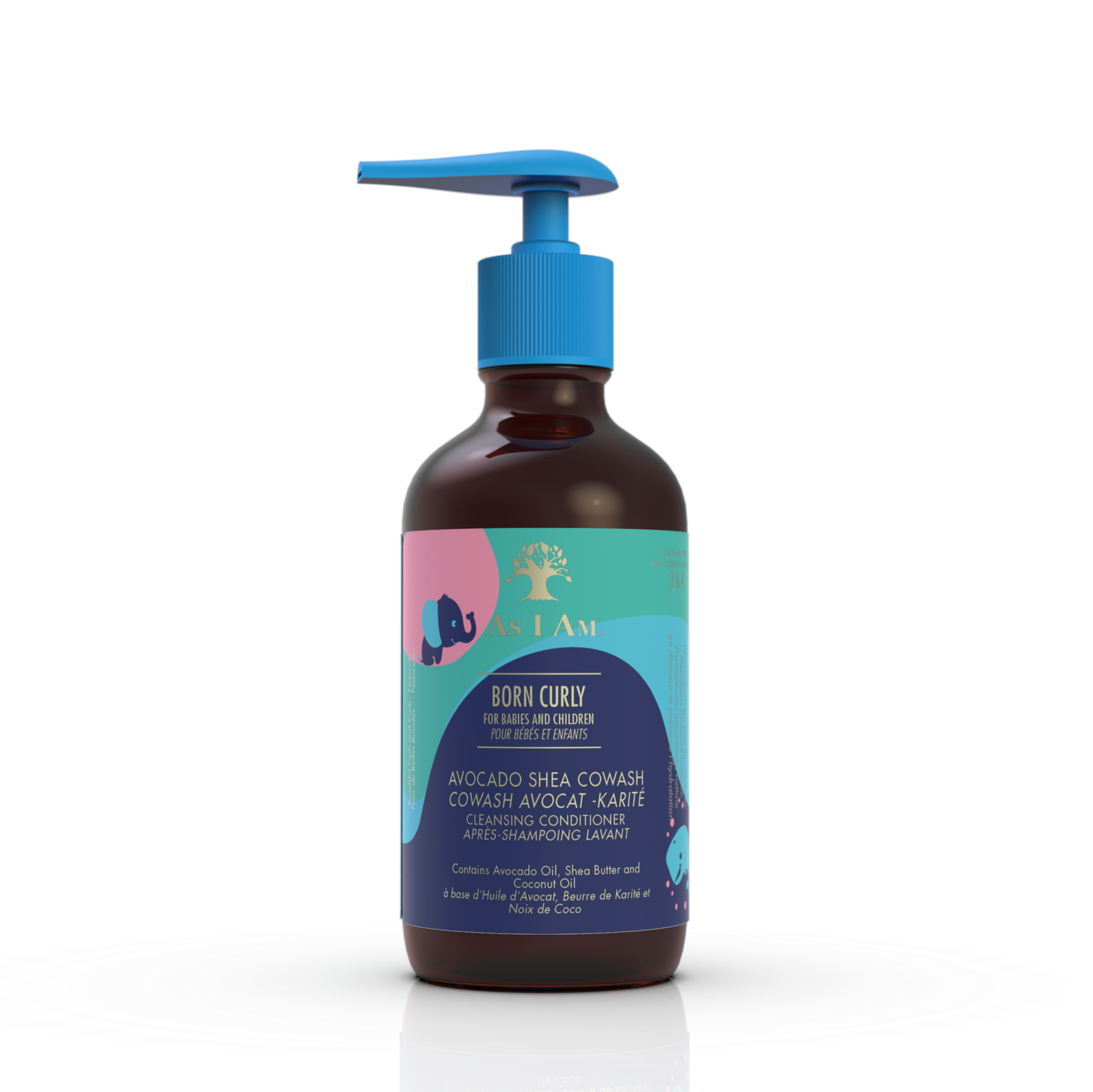 As I Am Born Curly Avocado Shea CoWash 240ml As I Am