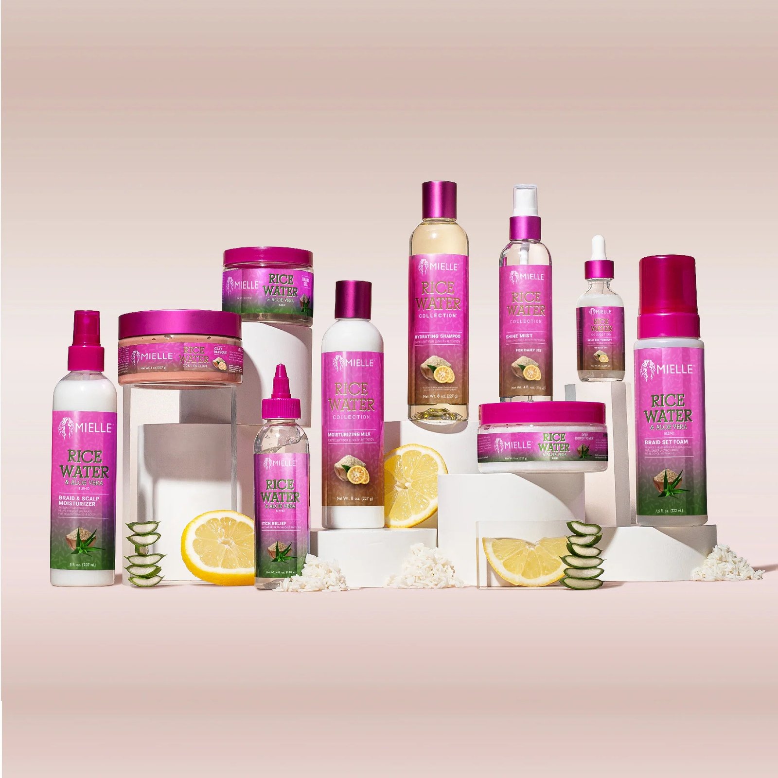 Mielle Rice Water & Aloe Vera Braid Set Foam 222ml Mielle Organics