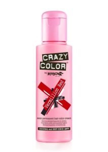 Crazy Color Semi Permanent Hair Dye Cream Vermillion Red no.40 100ml