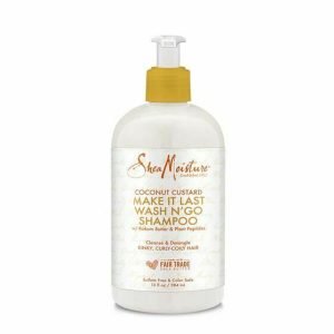 Shea Moisture Coconut Custard Make It Last Wash N' Go Shampoo 384ml Shea Moisture
