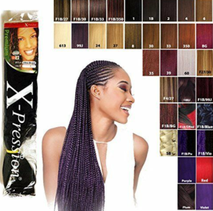 X-Pression Original Ultra Braid Hair Extension Perrücke  in mehreren Farben X-Pression