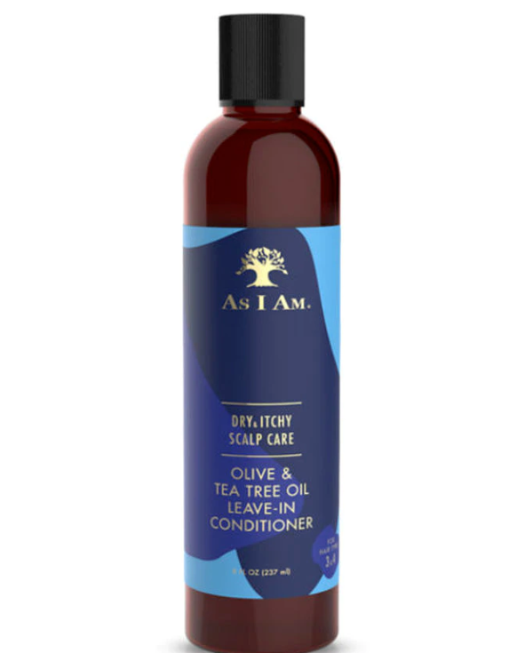 As I Am Dry & Itchy Olive & Tea Tree Oil Leave-In Conditioner 227ml As I Am