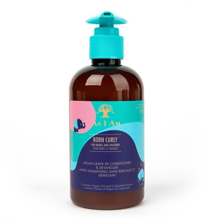 As I Am Born Curly Argan Leave In Conditioner & Detangler 240ml As I Am