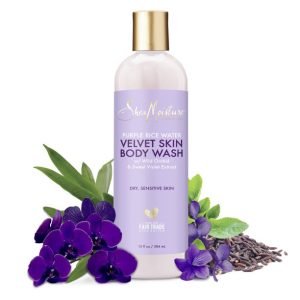 Shea Moisture Velvet Skin Purple Rice Water Body Wash 384ml Shea Moisture