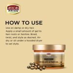 African Pride Black Castor Miracle Extra Hold Braid, Loc & Twist Gel 227g African Pride