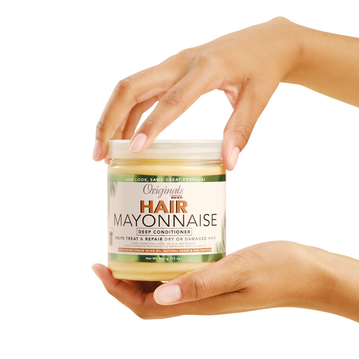 Africa's Best Organics Olive Oil Extra Virgin HAIR MAYONNAISE 426g Africa's Best