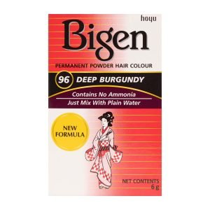 Bigen Hair Colour Deep Burgundy 96 Permanent Powder - Haarfarbe 6g Bigen