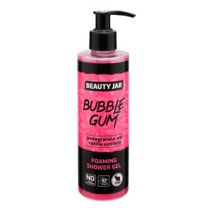 Beauty Jar Bubble Gum Pomegranate and Vanilla Foaming Shower Gel250ml Beauty Jar