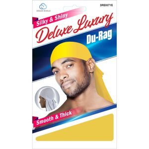 Dream Silky & Shiny Deluxe Luxury Du-Rag Yellow DRE007YE Dream World