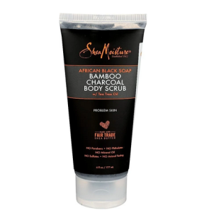 Shea Moisture African Black Soap Bamboo Charcoal Body Scrub 170g Shea Moisture