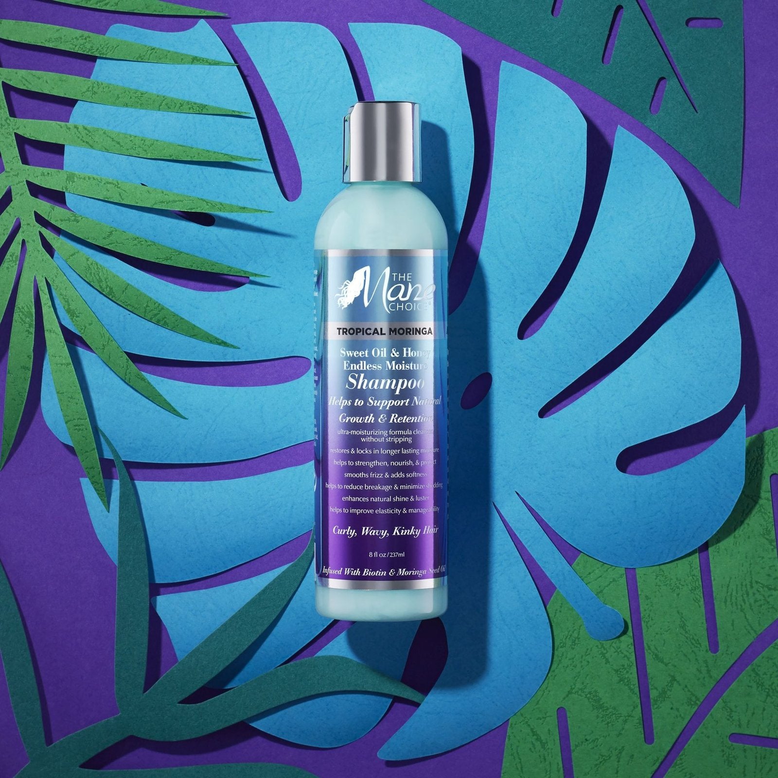 The Mane Choice Tropical Moringa Sweet Oil & Honey Endless Moisture Shampoo 237ml The Mane Choice