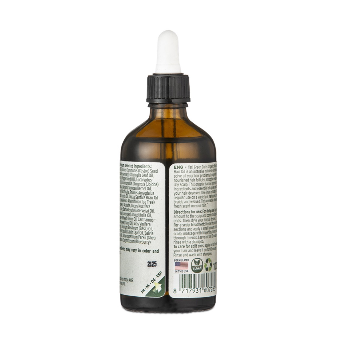 Yari Green Curls Rosemary Mint Oil 100ml Yari