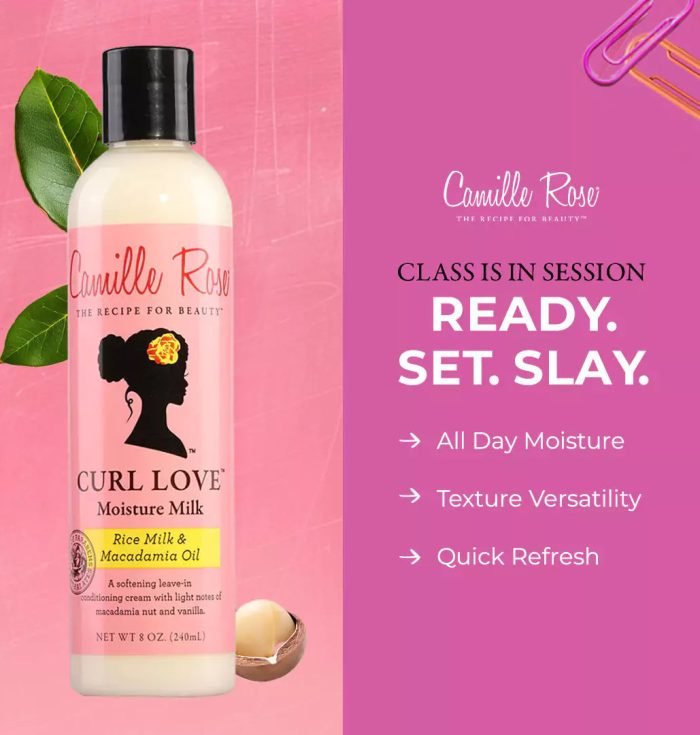Camille Rose Rice Milk & Macadamia Oil Curl Love Moisture Milk 240ml Camille Rose