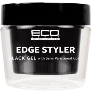 Eco Style Black Gel with Semi Permanent Color Edge Styler 89ml Eco Styler